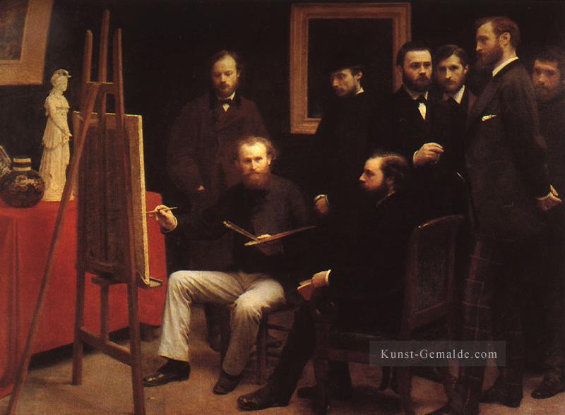 Ein Atelier in Batignolles 1870 Henri Fantin Latour Ölgemälde